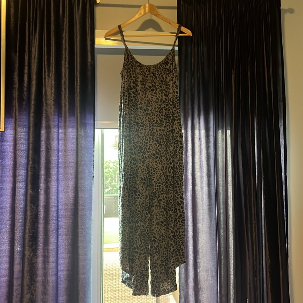 Z Supply jumpsuit romper. Size small. Runs large! Animal print loungewear - Picture 2 of 3